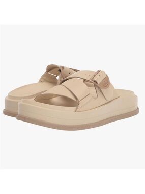 Chaco Neutral Beige Chunky Slide Sandals